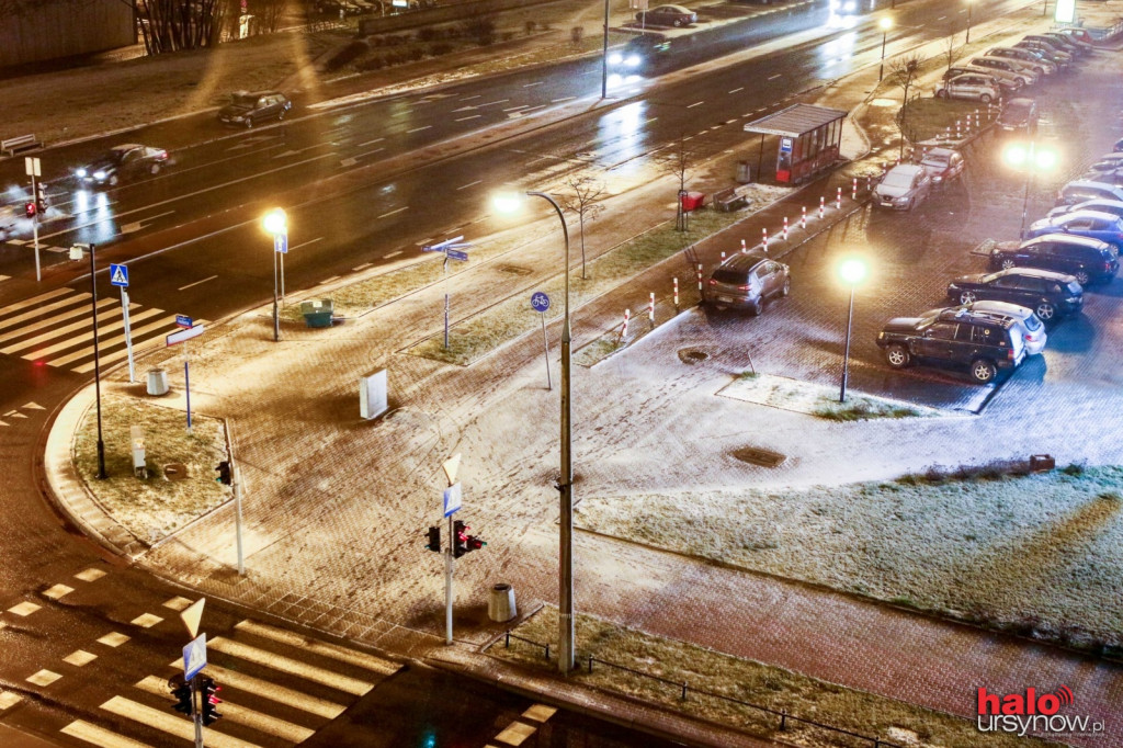 Spadł pierwszy śnieg! Ursynów (prawie) biały!