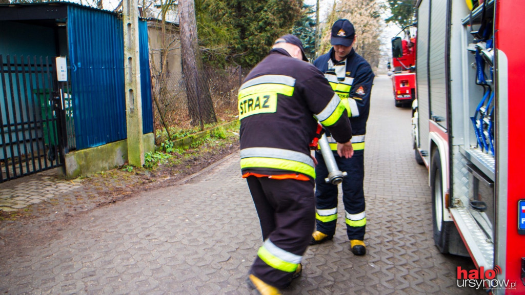 Strażacy w akcji. Ćwiczą i sprawdzają hydrant na Ursynowie