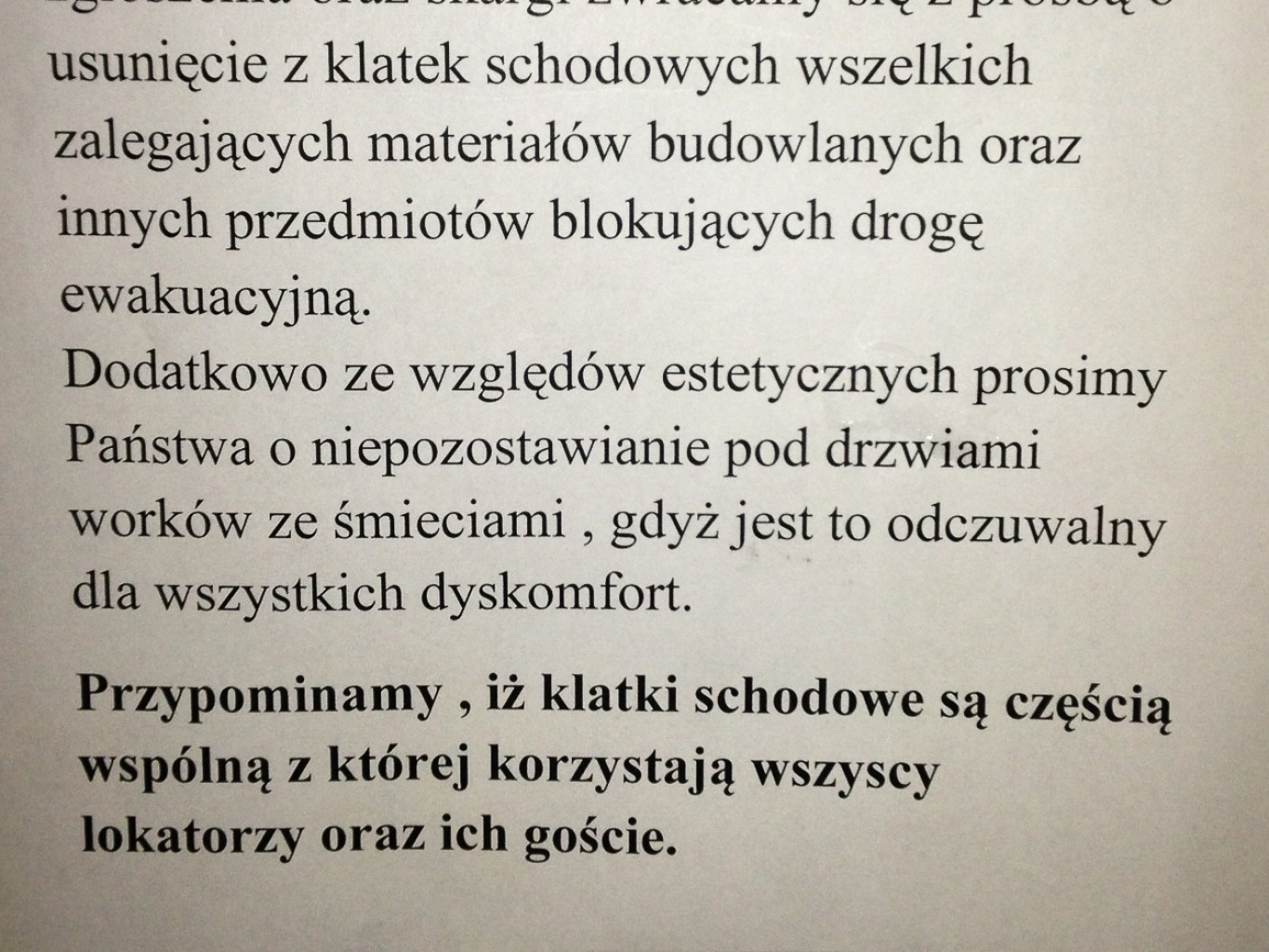 Apartament z miasta - kultura ze wsi. Problem ze śmieciami!