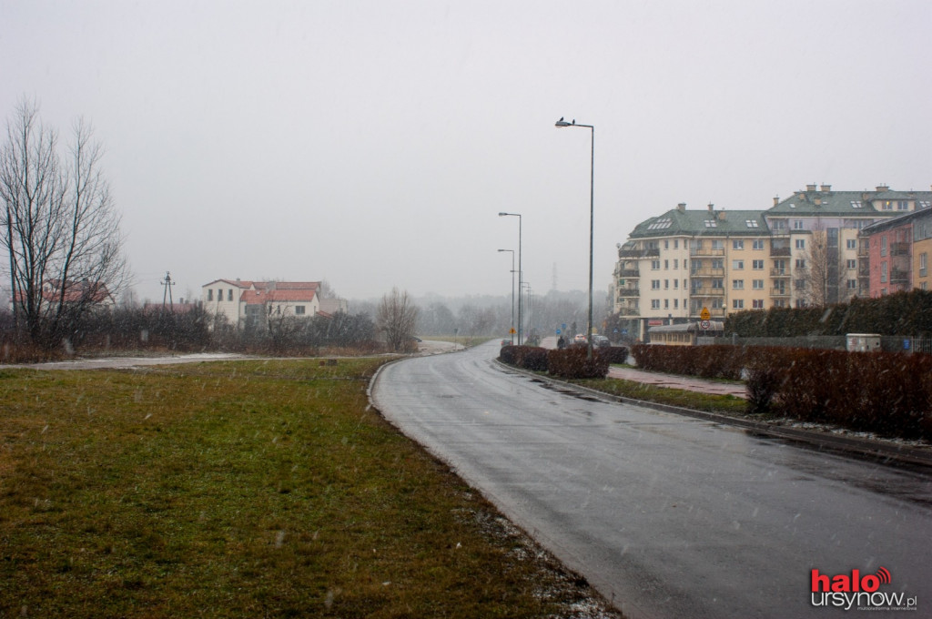 Poranek z deszczem i śniegiem....