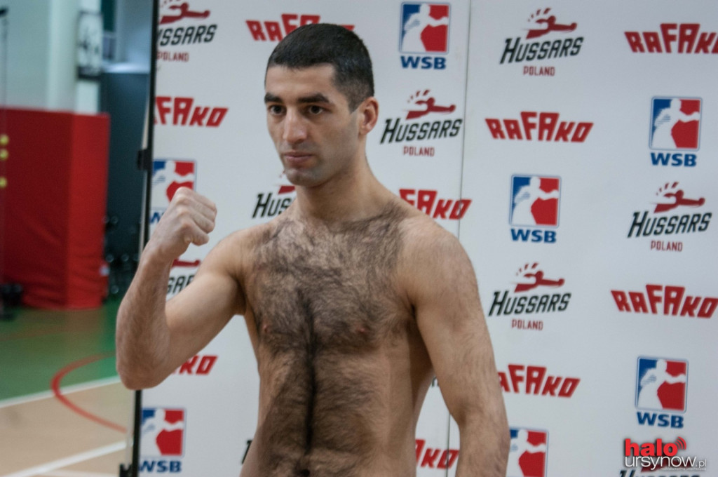 Ważenie zawodników przed galą World Series of Boxing w Arenie Ursynów