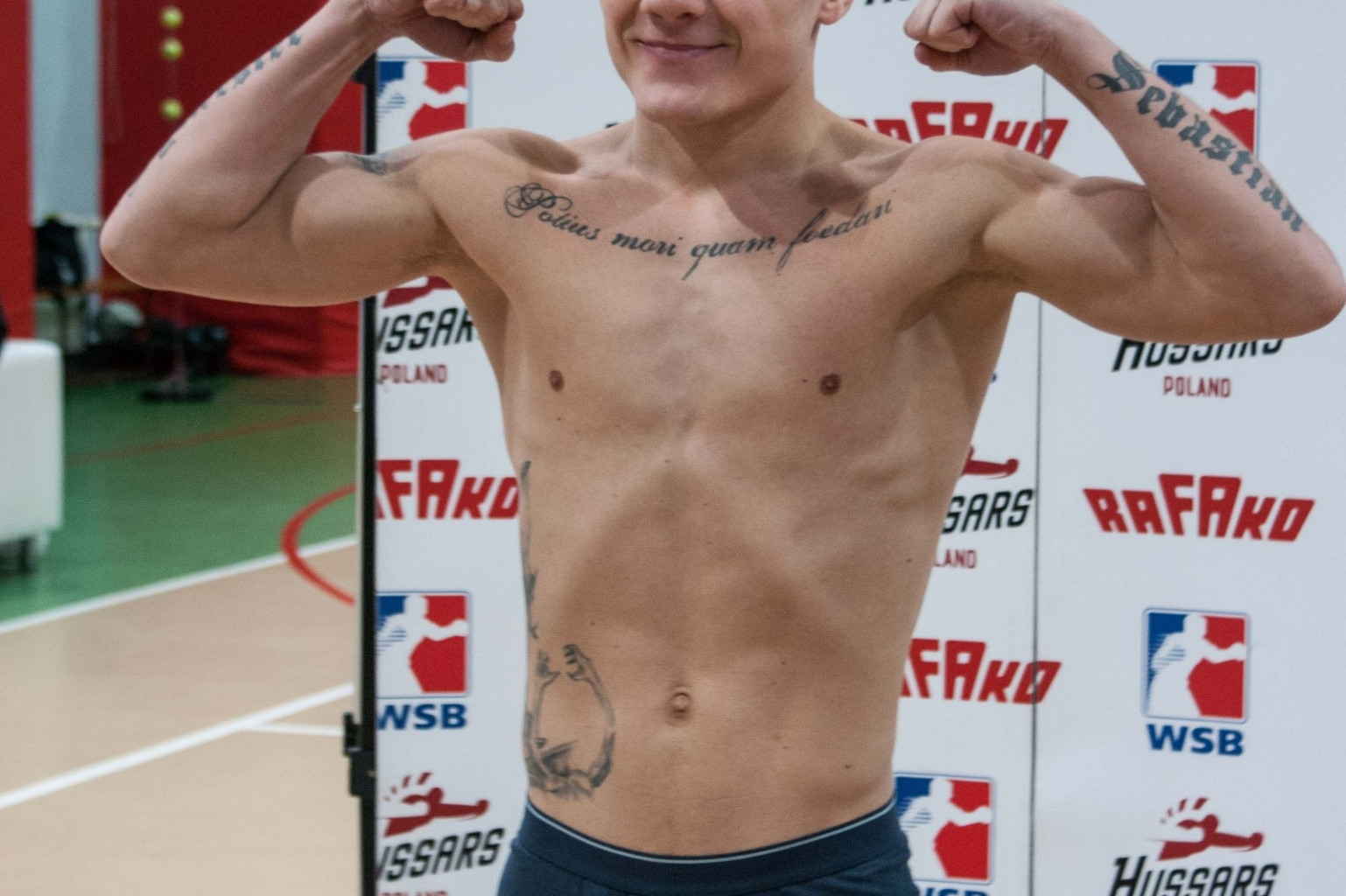 Ważenie zawodników przed galą World Series of Boxing w Arenie Ursynów