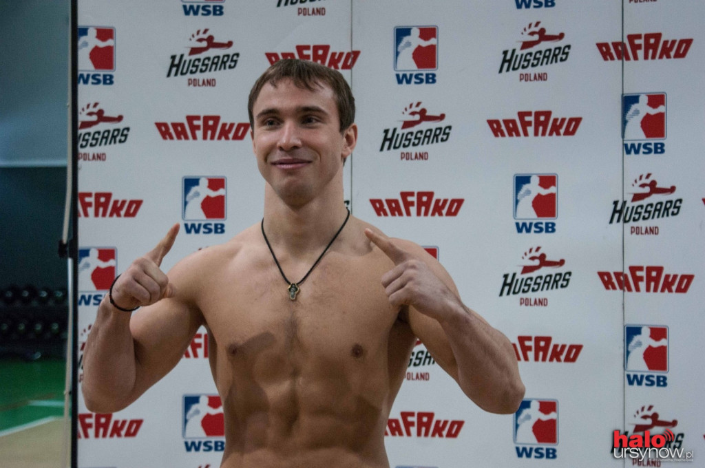 Ważenie zawodników przed galą World Series of Boxing w Arenie Ursynów