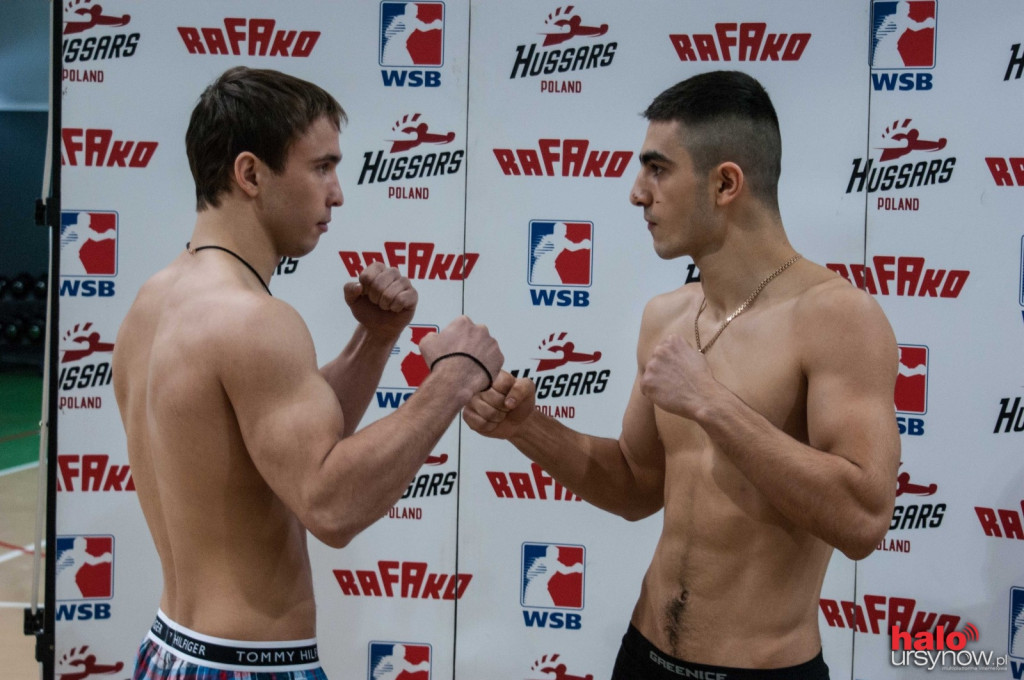Ważenie zawodników przed galą World Series of Boxing w Arenie Ursynów