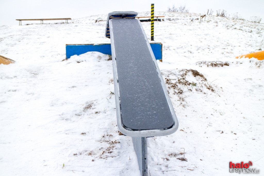 Snowpark na Ursynowie pusty. Za mało śniegu