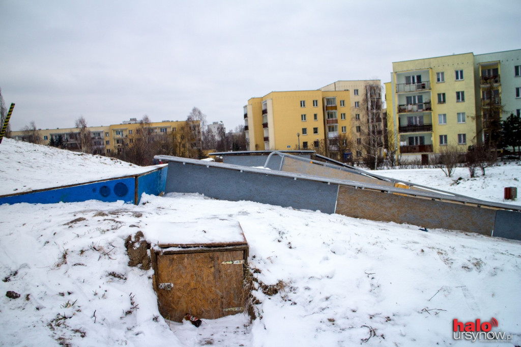 Snowpark na Ursynowie pusty. Za mało śniegu