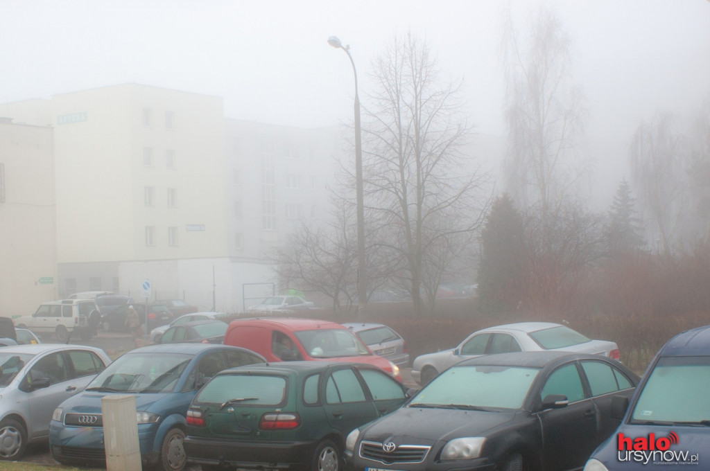 Poranna mgła na Ursynowie