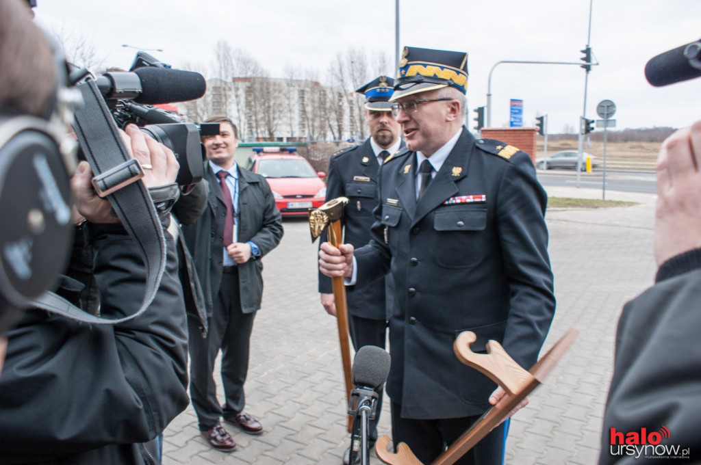 Złoty strażak z Soczi na Ursynowie. Powitanie Zbigniewa Bródki
