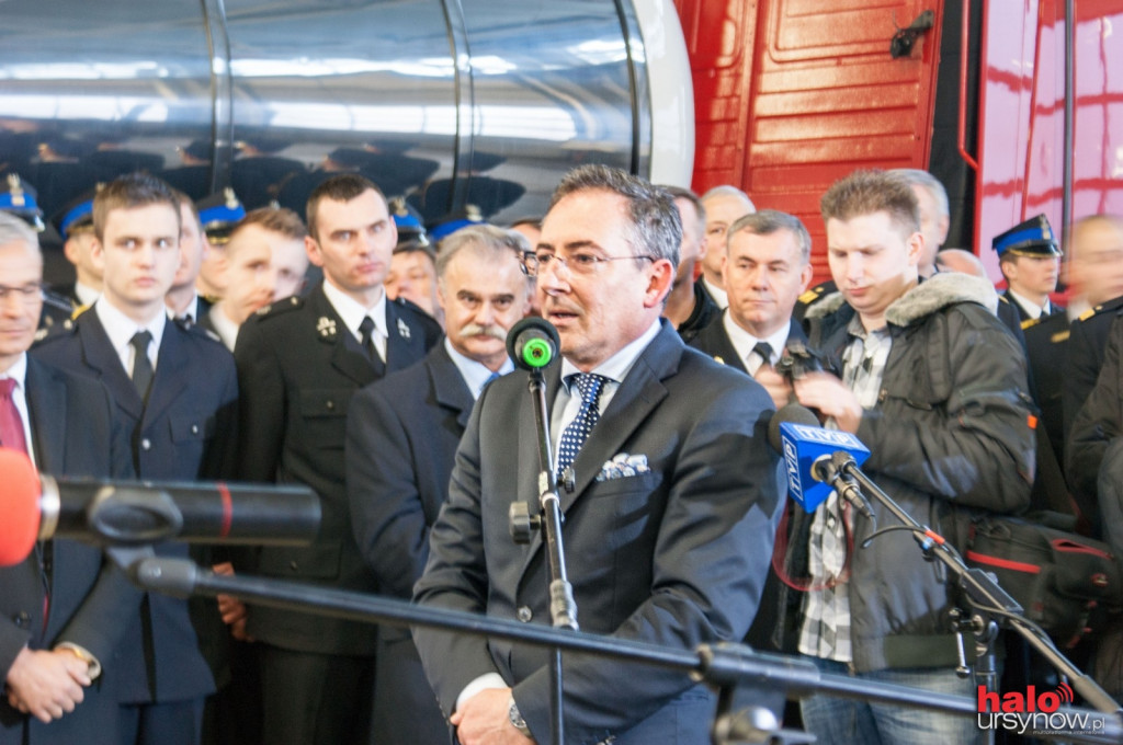 Złoty strażak z Soczi na Ursynowie. Powitanie Zbigniewa Bródki