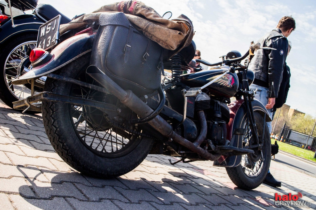 Zabytkowe motocykle na Ursynowie!