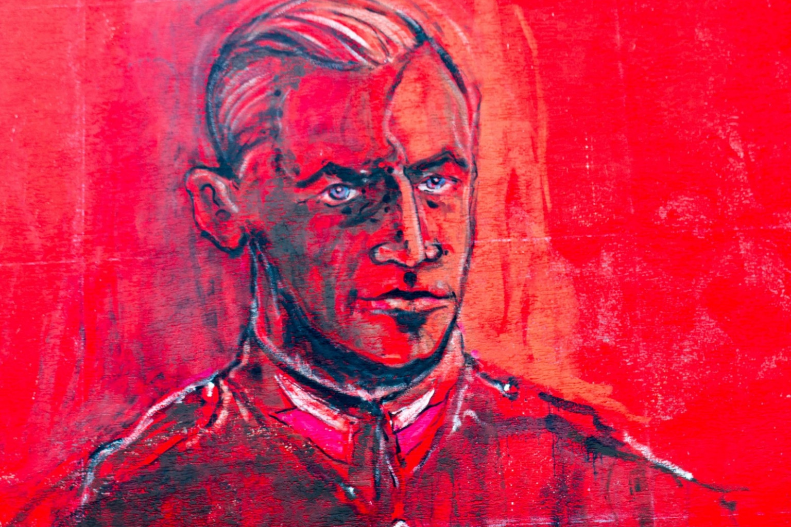 Mural upamiętniający rtm. Witolda Pileckiego