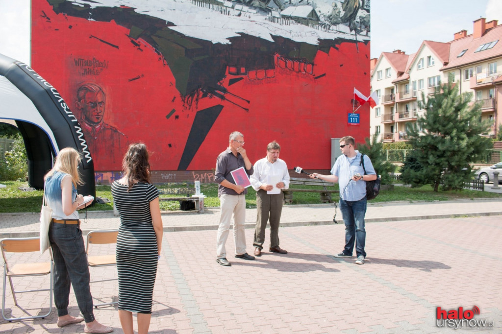 Mural upamiętniający rtm. Witolda Pileckiego