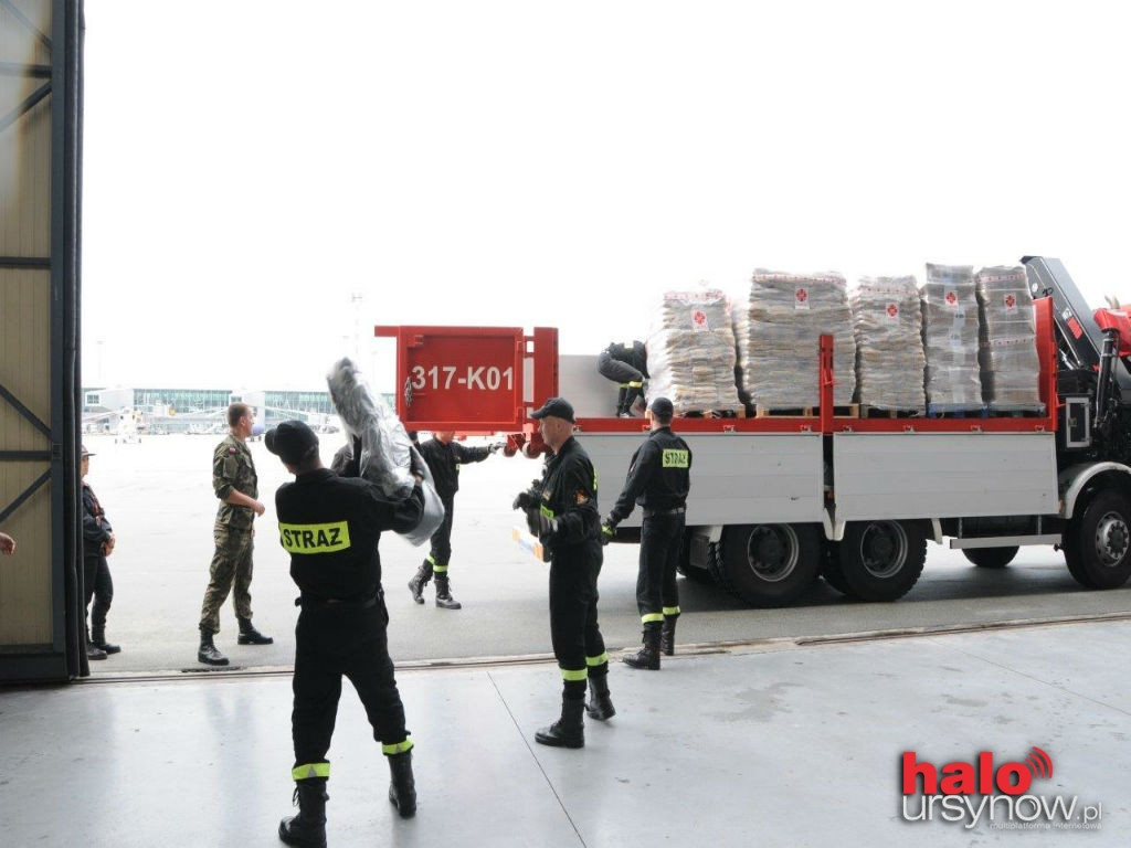 Strażacy z Ursynowa pomagali w akcji humanitarnej dla Iraku