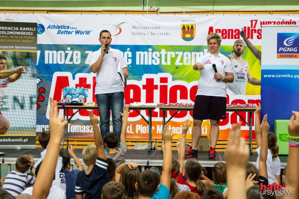 Włodarczyk, Majewski i Małachowski na Ursynowie! Trenowali z uczniami