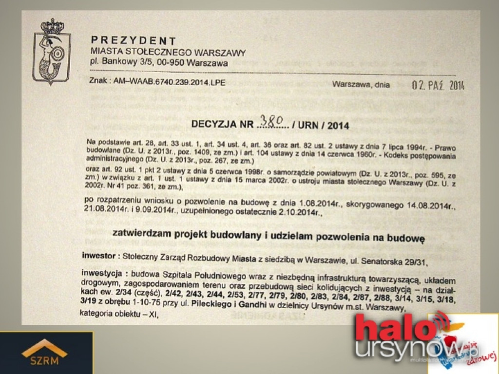 SZPITAL POŁUDNIOWY: Jutro ogłoszenie przetargu. Będzie przedłużenie ul. Gandhi