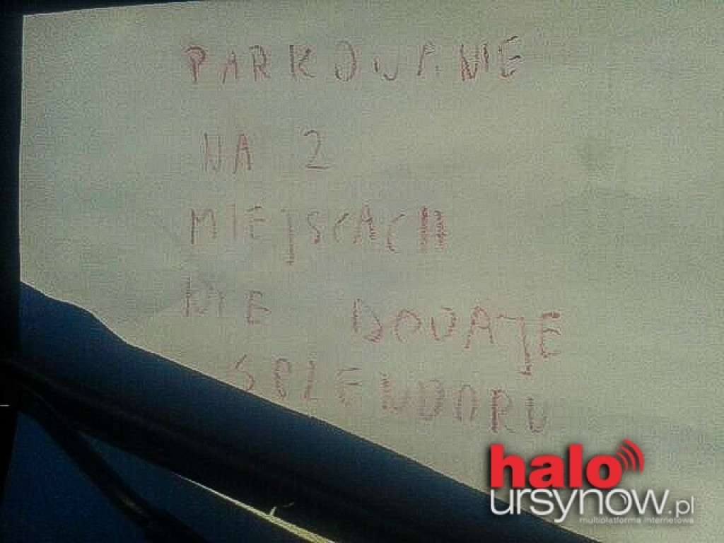 ?Parkowanie na dwóch miejscach nie dodaje splendoru?