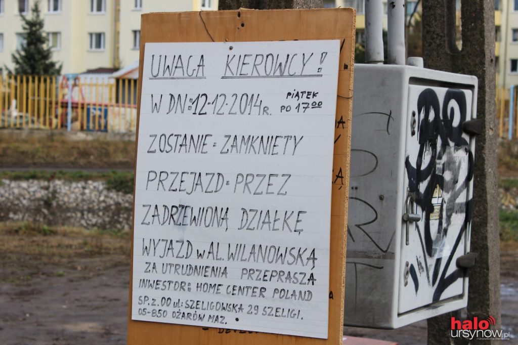 Koniec skrótu do Wilanowa. Zamykają przejazd