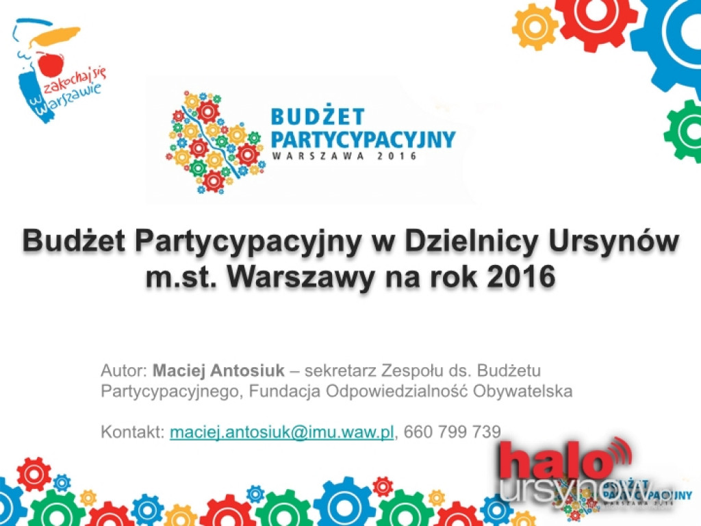Budżet Partycypacyjny 2016