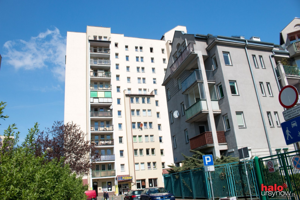 POŻAR NA 11. PIĘTRZE. 