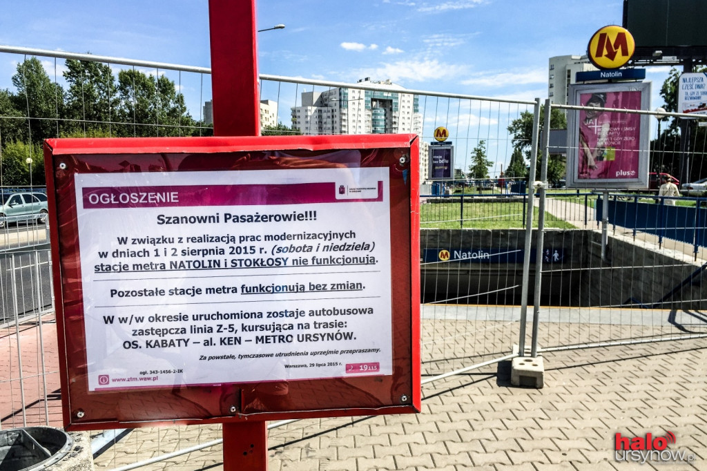 Dwie stacje metra zamknięte. Jak sobie radzą ursynowianie?