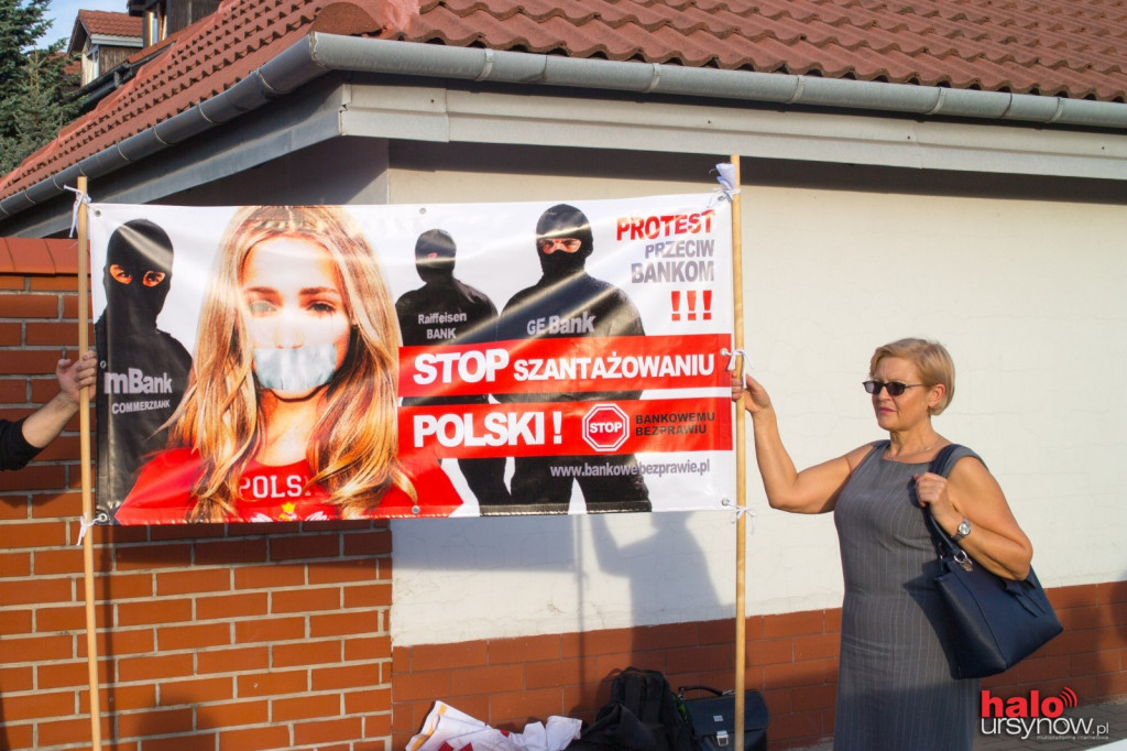 Pikieta na Ursynowie. 