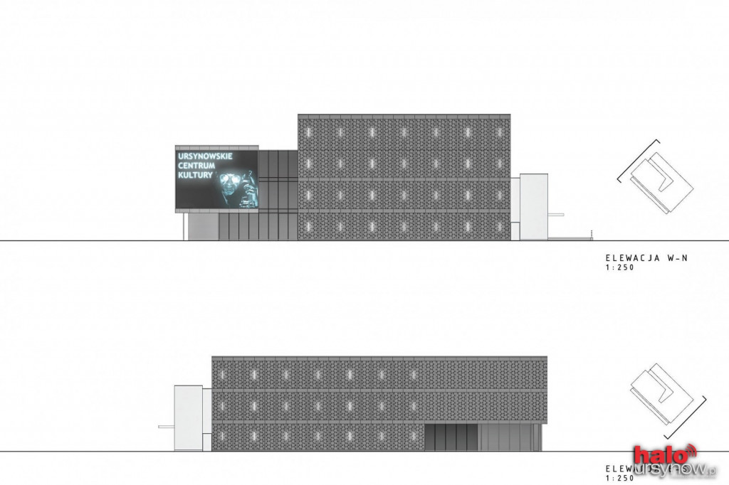 Tak ma wyglądać Ursynowskie Centrum Kultury. ŁADNE?