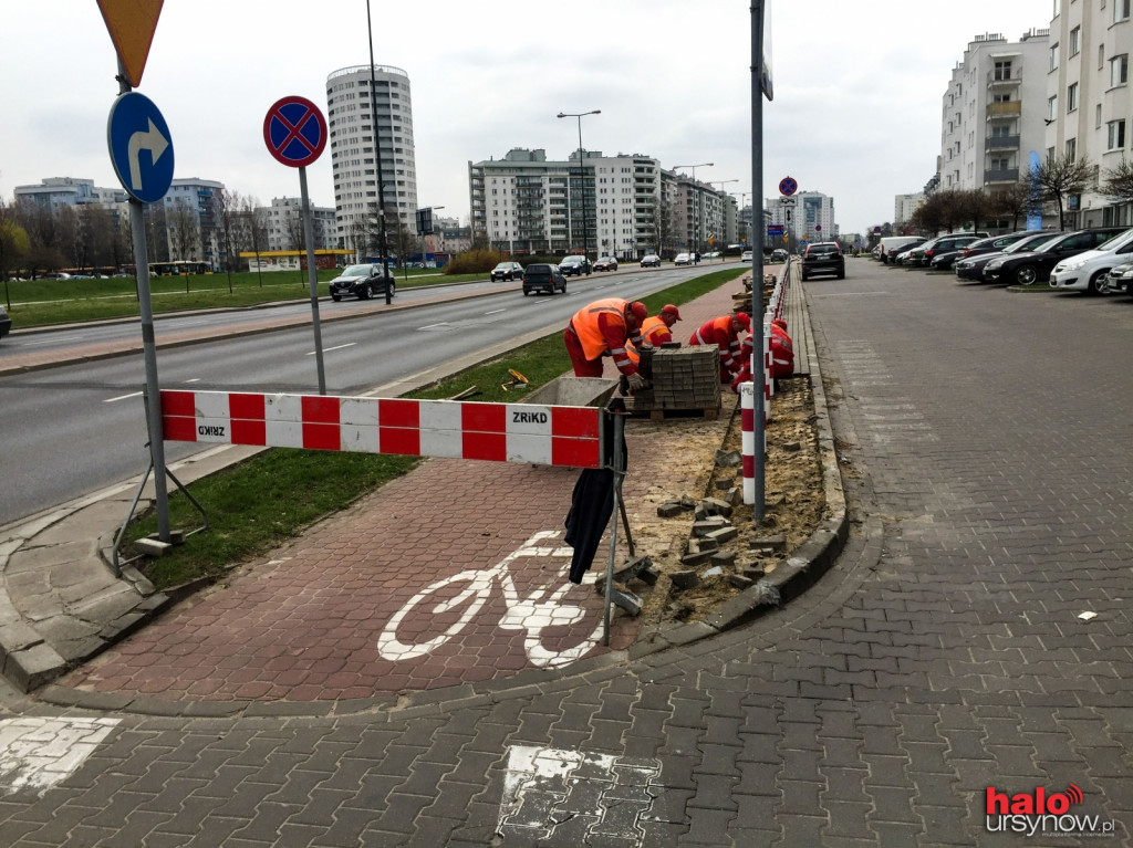 Ruszył remont ścieżki przy KEN. Droga rowerowa częściowo zamknięta!