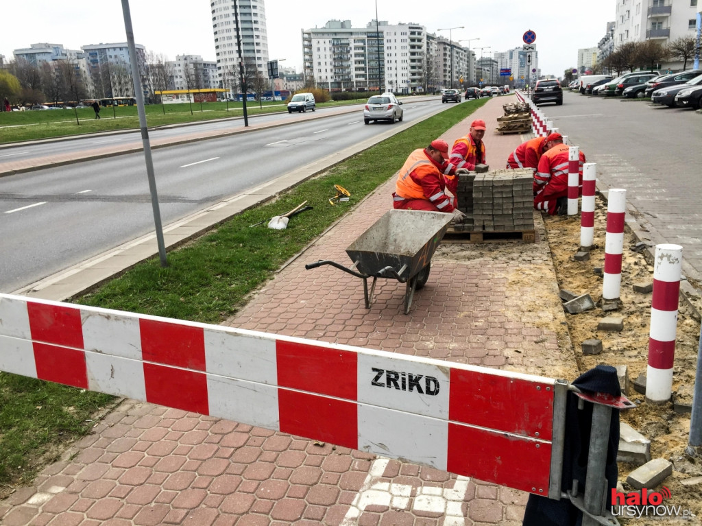 Ruszył remont ścieżki przy KEN. Droga rowerowa częściowo zamknięta!