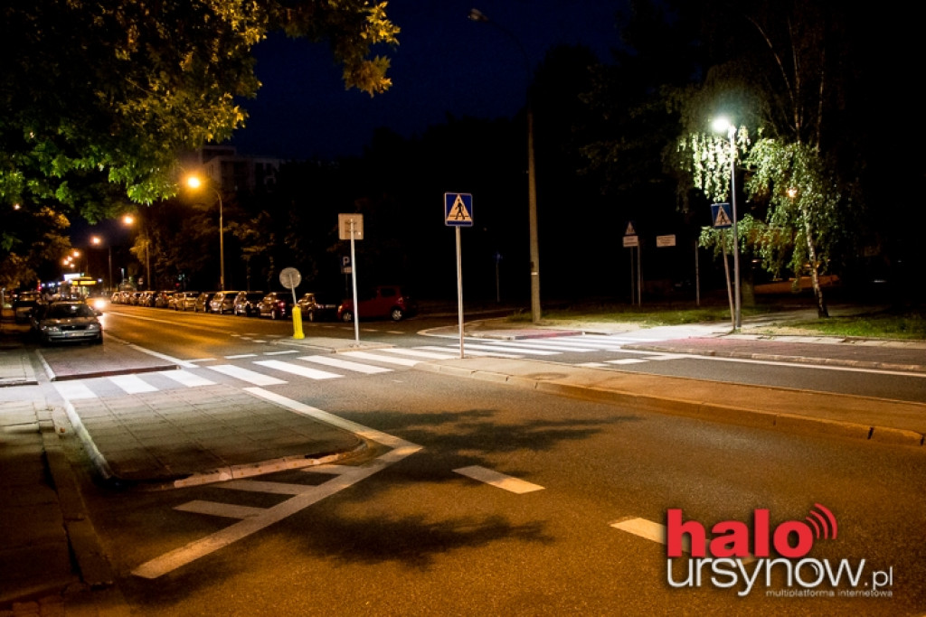 Doświetlają przejścia na potęgę. Na Belgradzkiej piesi