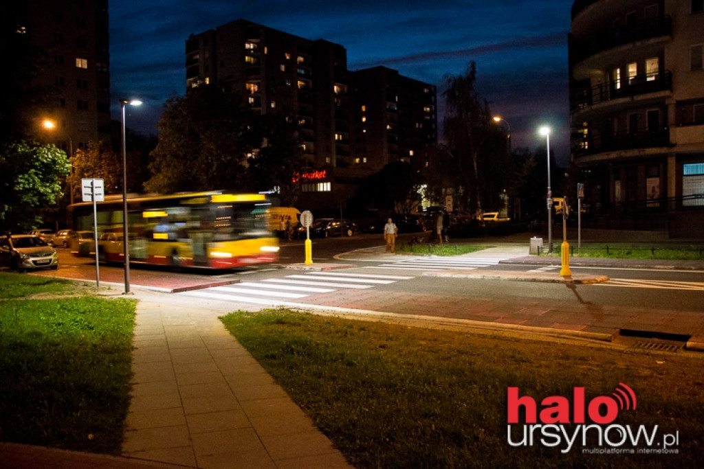 Doświetlają przejścia na potęgę. Na Belgradzkiej piesi