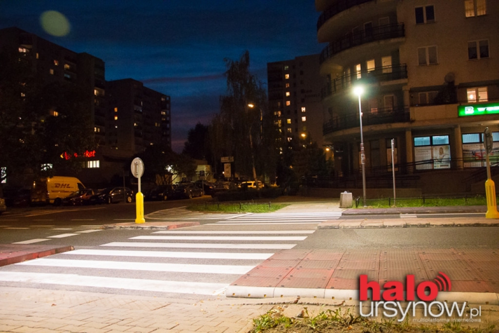 Doświetlają przejścia na potęgę. Na Belgradzkiej piesi