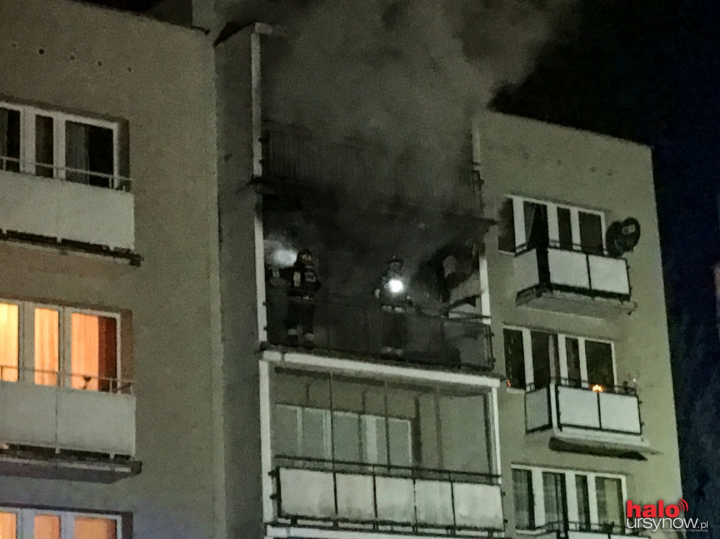 Nocny pożar na Kuczyńskiego VIDEO