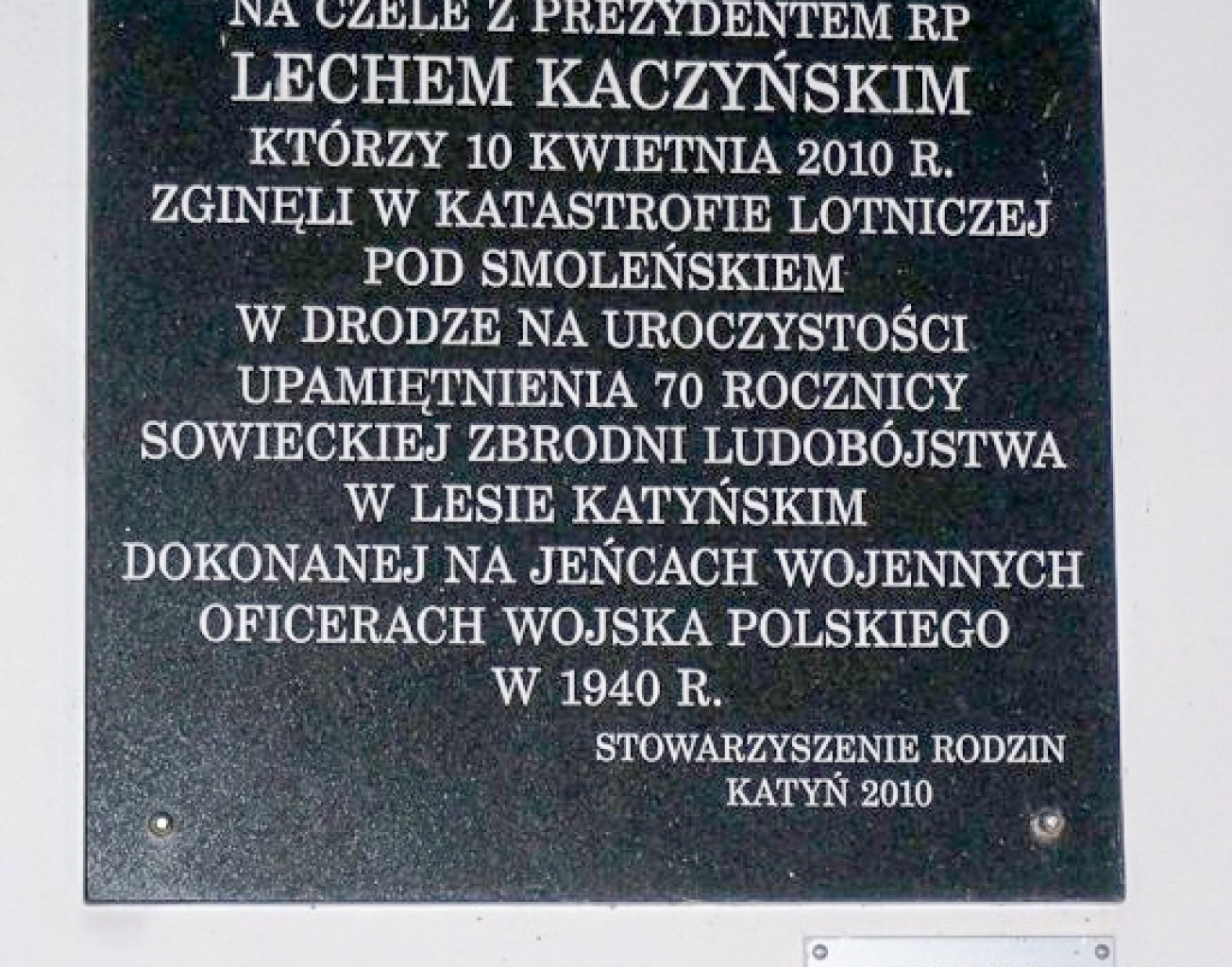 Ursynów uczcił pamięć o ofiarach katastrofy smoleńskiej FOTO