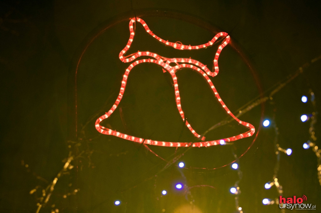 Świąteczna iluminacja w Parku Jana Pawła II