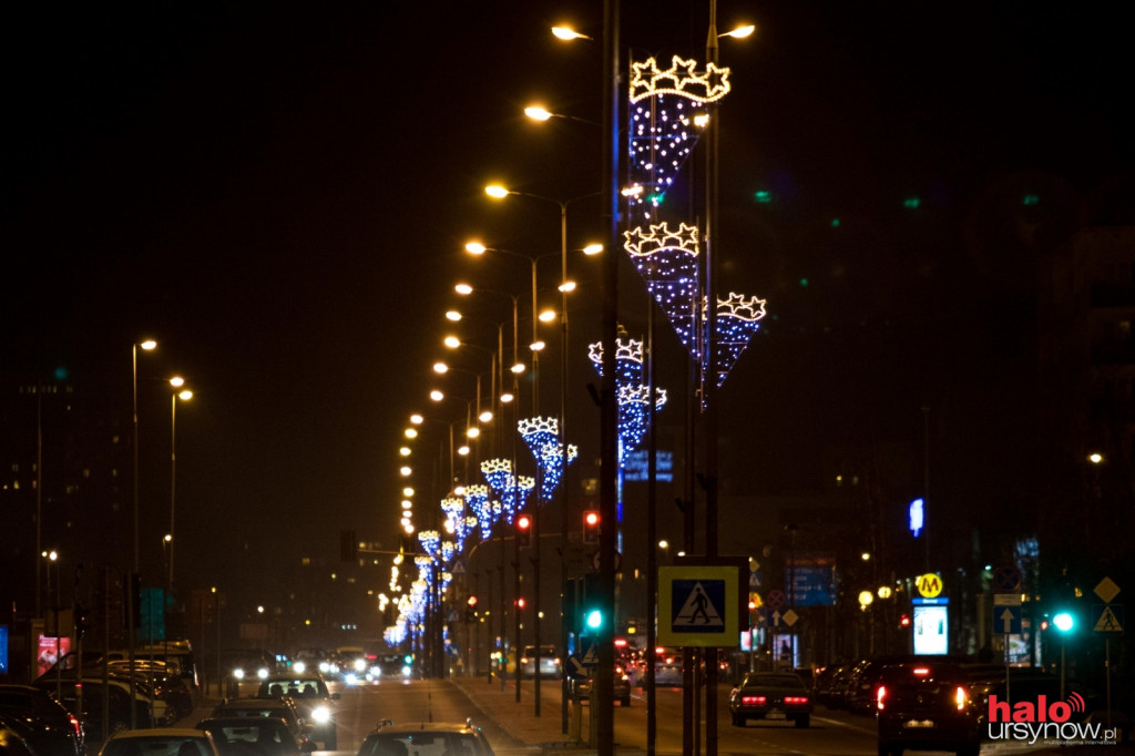 Świąteczna iluminacja w al. KEN odpalona! FOTO