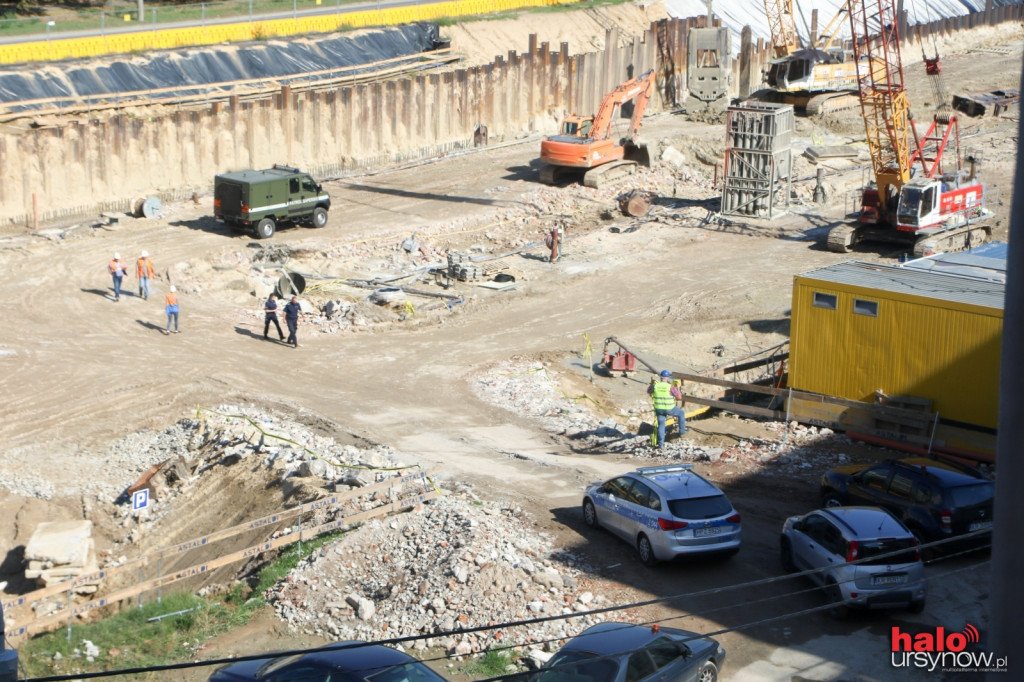 Niewybuch  na budowie tunelu POW. Nie było zagrożenia