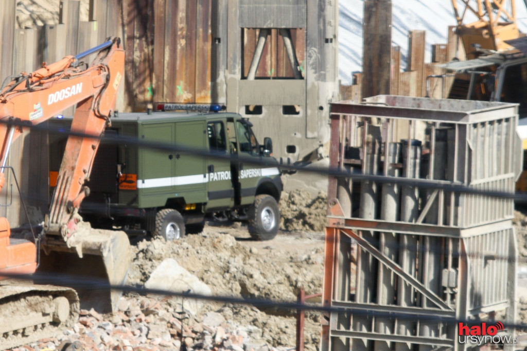 Niewybuch  na budowie tunelu POW. Nie było zagrożenia