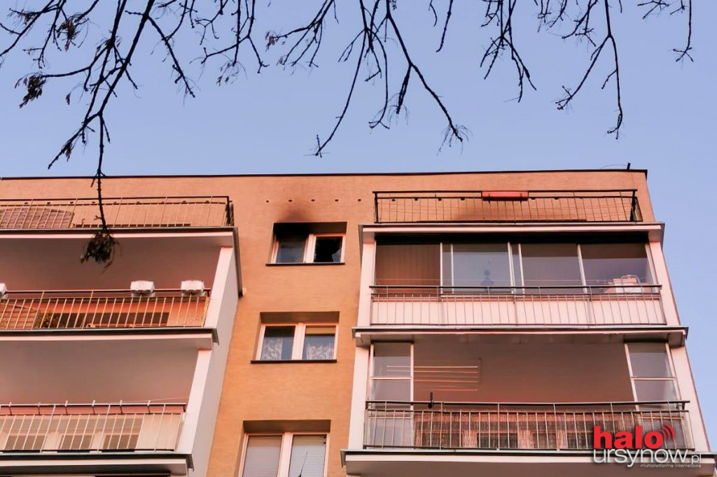 Pożar mieszkania przy Końskim Jarze