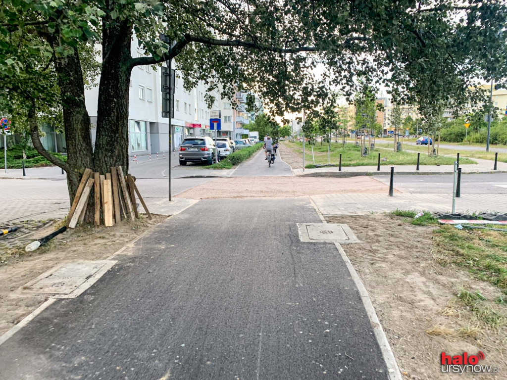 Ścieżka wzdłuż alei KEN w remoncie