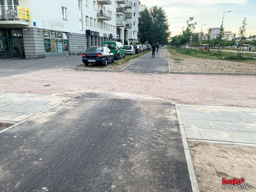 Ścieżka wzdłuż alei KEN w remoncie