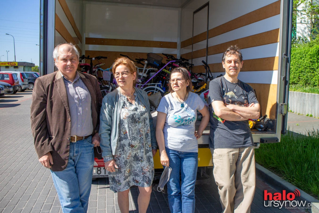 Rowery od mieszkańców Ursynowa pojechały do Lasek