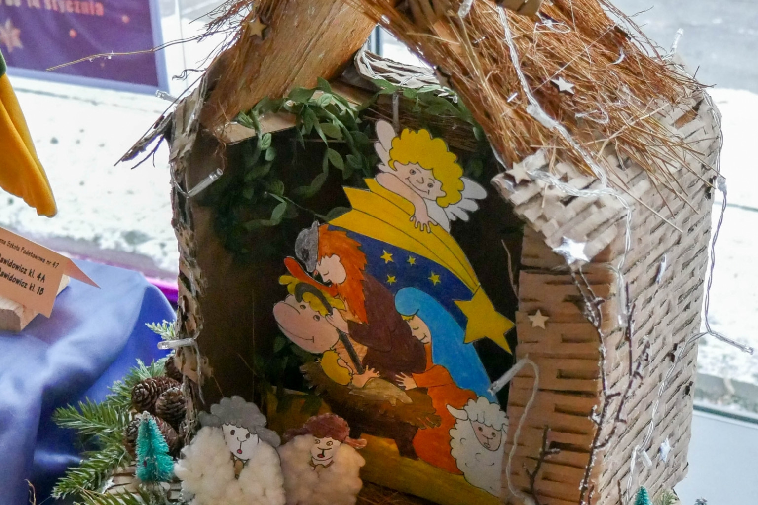 Szopki w ursynowskim ratuszu. Dzieci wykazały się pomysłowością! FOTO