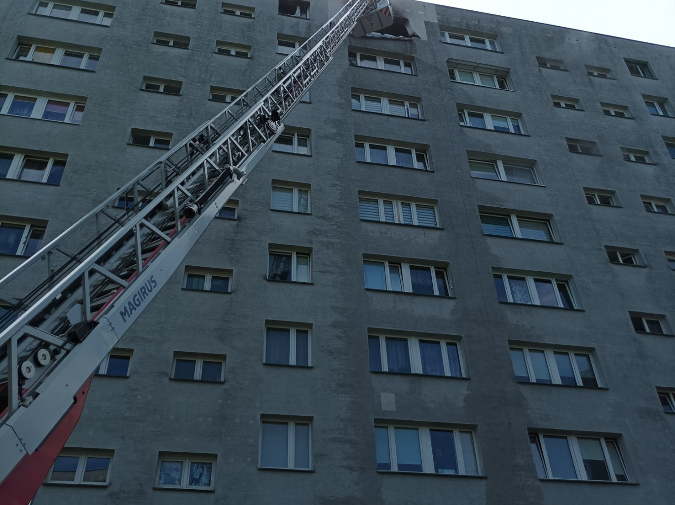 Eksplozja w bloku na Teligi. 