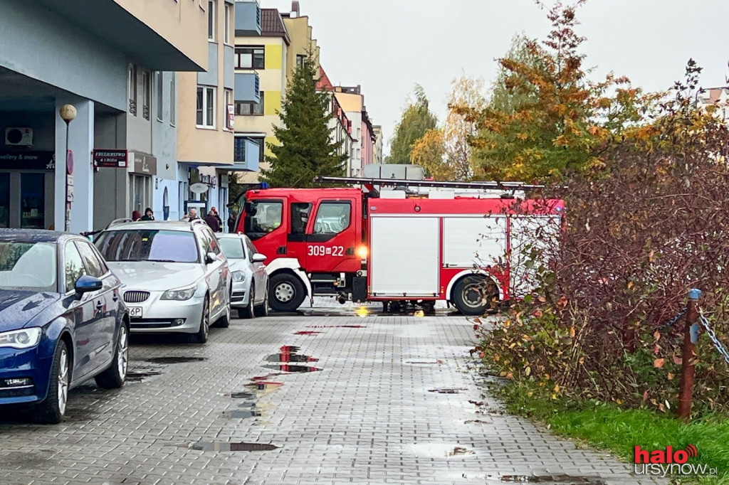 Pożar na Wąwozowej. Potworne zadymienie. Strażak trafił do szpitala