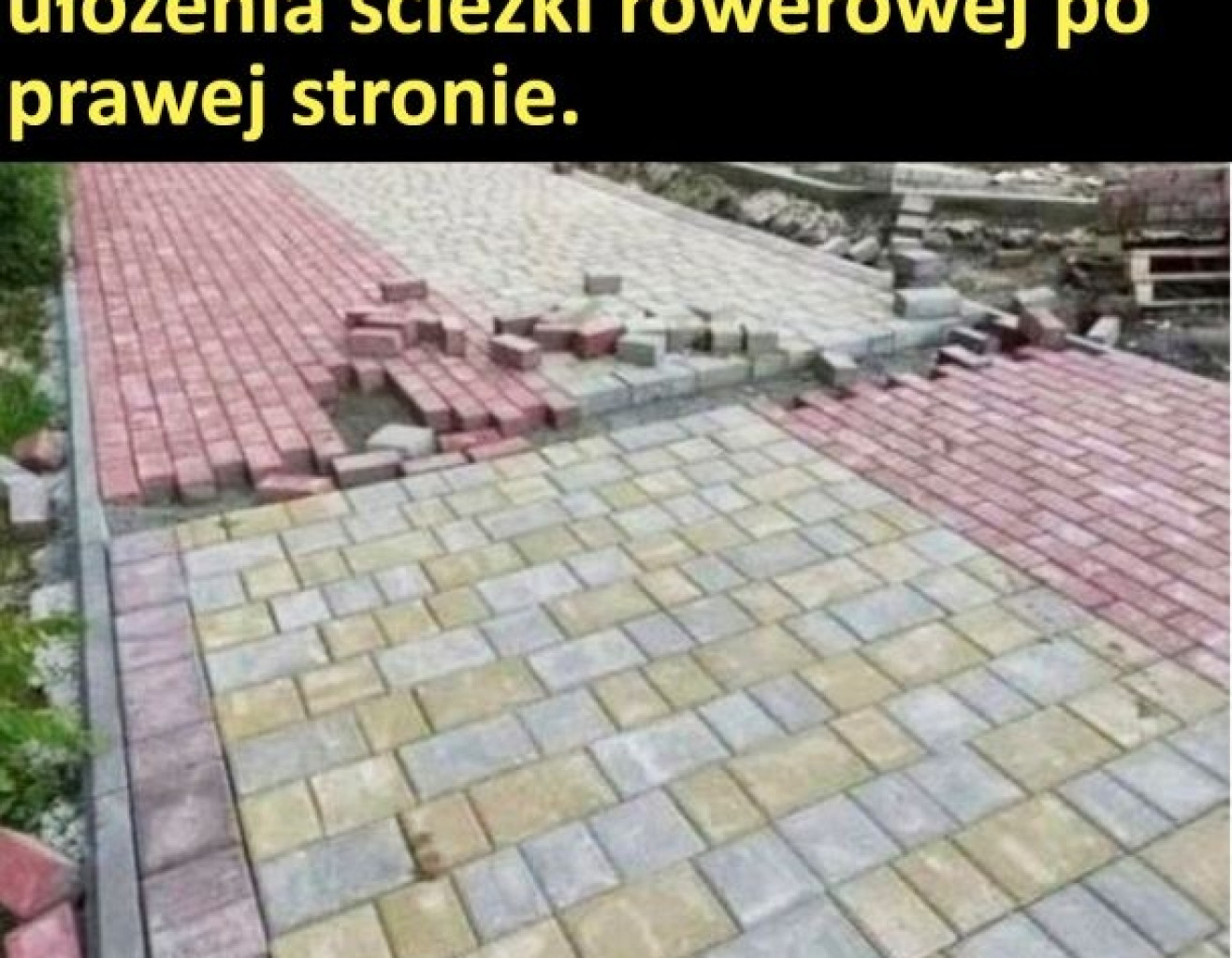 ?Jak dobrze, że położyli płyty?. A co jest nie tak z kostką Bauma?