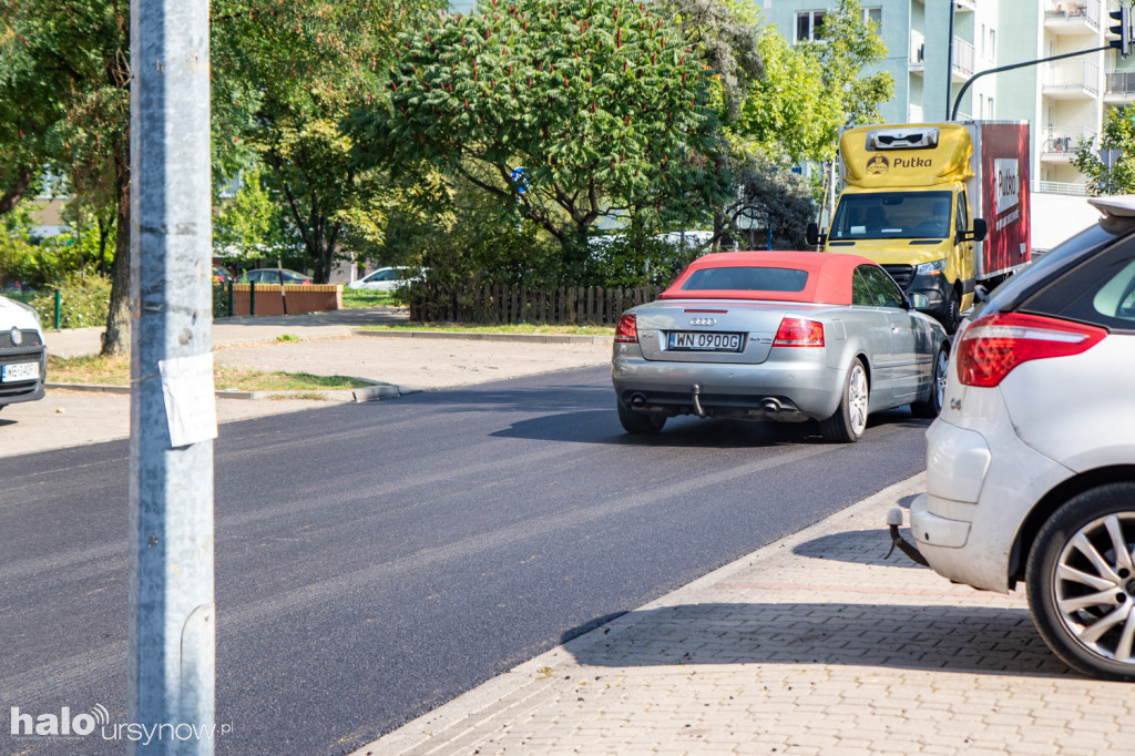 Ul. Pala Telekiego po pierwszym dniu remontu