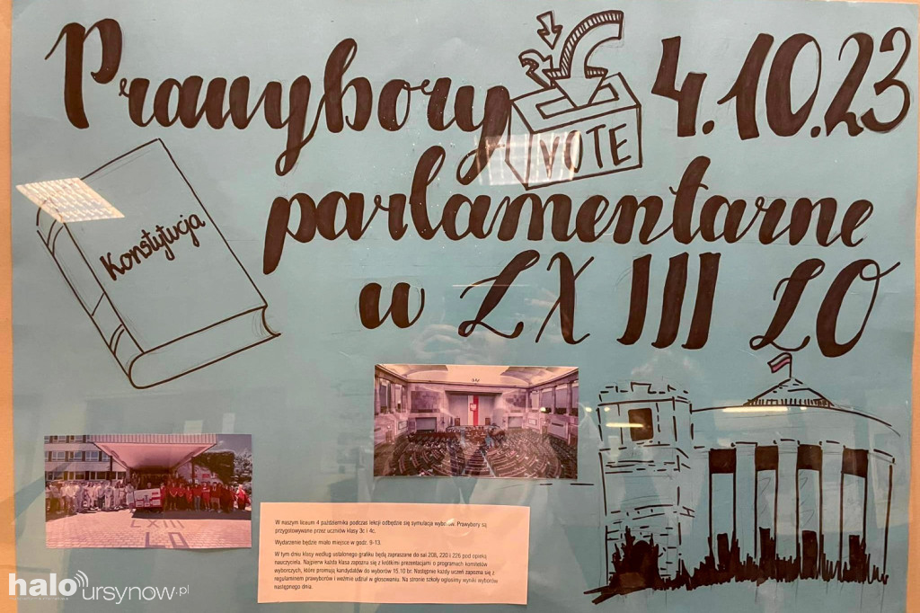 Prawybory 2023 w ursynowskim liceum