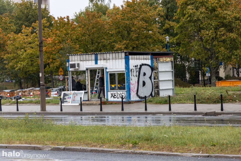 Rozbiórka bud na Ciszewskiego