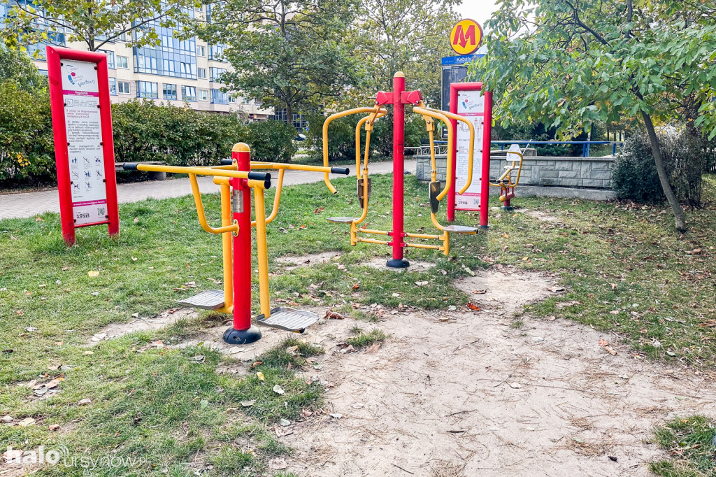 Siłownia plenerowa i  streetworkout na Kabatach
