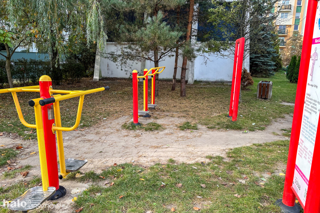 Siłownia plenerowa i  streetworkout na Kabatach